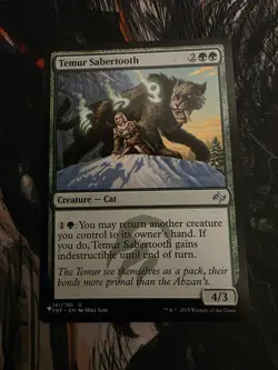 Temur Sabertooth (REGULAR) x1 - MTG The List PLST #FRF-141 - Image 1