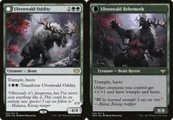 1x Ulvenwald Oddity // Ulvenwald Behemoth NM Eng MTG - Crimson Vow - Image 1