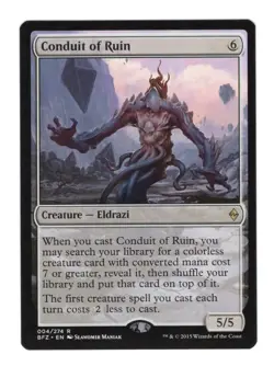 MtG Conduit of Ruin Battle for Zendikar Regular NM English - Image 1
