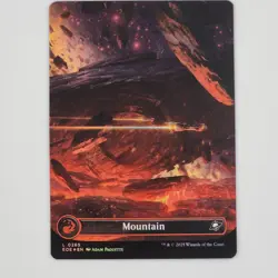 MTG Mountain (Borderless Foil) Land (EoE 0265) Edge of Eternities NM+/MT Magic - Image 1