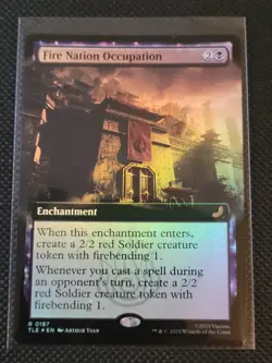 Fire Nation Occupation (Extended Art Foil) #187 Avatar: The Last Airbender - TLE - Image 1