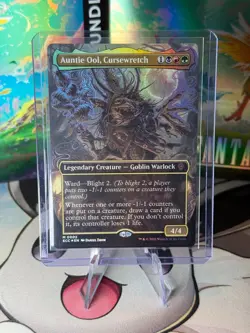 Auntie Ool, Cursewretch - Foil - Borderless - Commander: Lorwyn Eclipsed - NM - Image 1