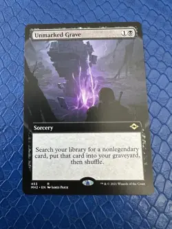 Mtg Singles - Unmarked Grave (Extended Art) - Modern Horizons 2 - Rare - NM - Image 1