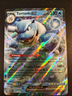 Carte Pokemon Tortank EX 009/165 MEW Ecarlate & Violet Pokemon 151 FR NEUF - Image 1