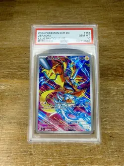 2024 POKEMON SCR EN-STELLAR CROWN ILLUSTRATION RARE #151 ZERAORA PSA 10 - Image 1
