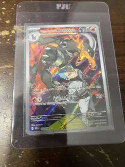 Team Rocket's Houndoom 191/182 Pokemon TCG Destined Rivals Illustration Rare NM - Image 1