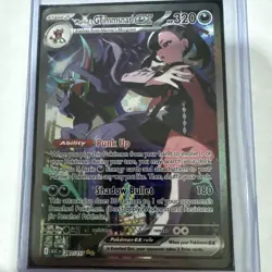 Pokemon TCG Marnies Grimmsnarl SIR 287/217 ASCENDED HEROS ENGLISH NM CONDITION - Image 1