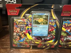 Pokemon TCG: Mega Evolution 3-Pack Blister Set of 2, Psyduck and Golduck - Image 2