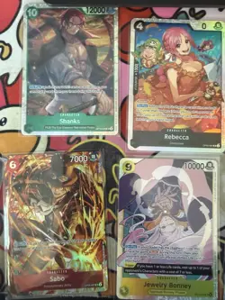 One Piece TCG English ALT ART, TEXTURED DON!!, SEC, & Op14 SR Lot of 10 - Image 5