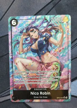 One Piece English - Nico Robin (Alternate Art) - OP12-087 - SR - NM - Image 1