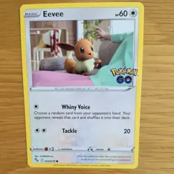 EEVEE 054/078 POKEMON CARD (POKEMON GO SET) - Image 1