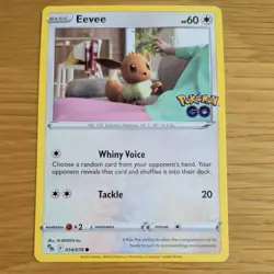EEVEE 054/078 POKEMON CARD (POKEMON GO SET) - Image 2