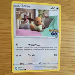 EEVEE 054/078 POKEMON CARD (POKEMON GO SET) - Image 3