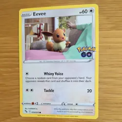 EEVEE 054/078 POKEMON CARD (POKEMON GO SET) - Image 4