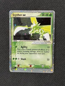 Scyther ex 102/109 Ruby & Sapphire Ultra Rare Holo Pokemon Card - Image 1