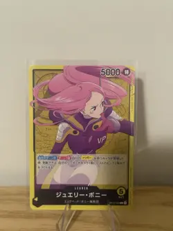 Jewelry Bonney OP13-100 (L) Carrying on His Will Japanese One Piece Card - Image 1