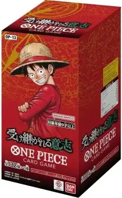 One Piece Card Game OP-13 Carrying on His Will Booster Box Japanese TCG - Sealed - Image 1