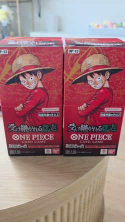 One Piece Card Game OP-13 Carrying on His Will Booster Box Japanese TCG - Sealed - Image 2