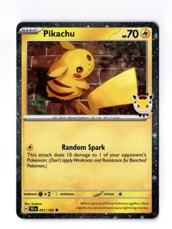 Pikachu (Pokemon Day 2026) - Miscellaneous Cards & Products PERFECT SWIRL! - Image 1