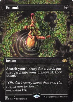 Entomb (Borderless) Dominaria Remastered Regular - Image 1