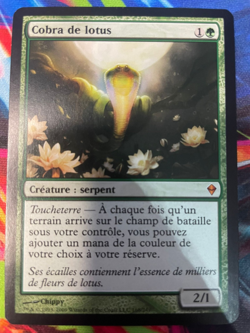 FR/VF Cobra de lotus - Lotus cobra MTG Zendikar - Image 1
