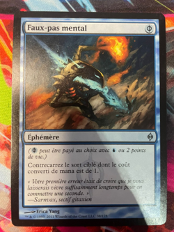 Faux-pas mental - FR - Mental Misstep - New Phyrexia - MTG - Image 1