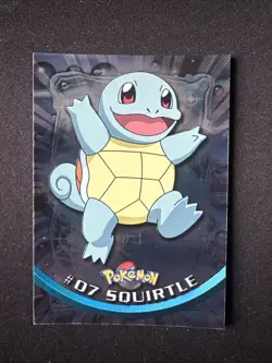 Pokemon Topps Carta serie 1 - foil SQUIRTLE n° 07 Near Mint NM - Image 1