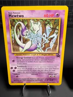 Vintage Pokemon WOTC Black Star Promo Trio - Mewtwo #3 Moltres #21 Zapdos #23 NM - Image 2