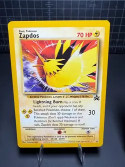 Vintage Pokemon WOTC Black Star Promo Trio - Mewtwo #3 Moltres #21 Zapdos #23 NM - Image 4
