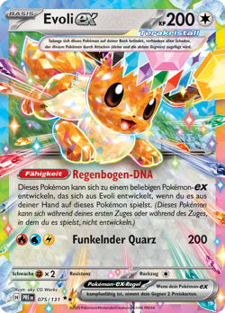 Pokemon Evoli ex Prismatische Entwicklungen 075/131 - Image 1