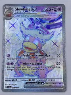 Slowking ex 238/193 Pokemon TCG: Scarlet & Violet Paldea Evolved Ultra Rare Holo - Image 1