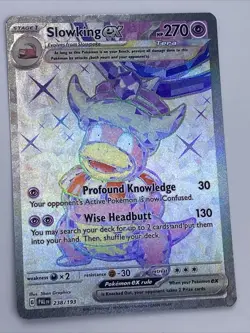 Slowking ex 238/193 Pokemon TCG: Scarlet & Violet Paldea Evolved Ultra Rare Holo - Image 3
