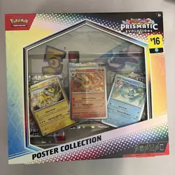 (LOT OF 2)NEW Pokemon TCG S&V Prismatic Evolutions Poster Collection Box Sealed - Image 1
