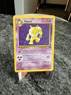 Pokemon TCG Hypno 23/62 Fossil Unlimited Regular Card HP - Image 1