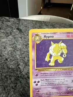 Pokemon TCG Hypno 23/62 Fossil Unlimited Regular Card HP - Image 2
