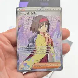 CARTA POKEMON INVITO DI ERIKA 196/165 - MEW 151 - ITA - NEAR MINT - Image 2