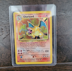 POKEMON TCG - Charizard Base Holo - 04/102 - Light Play, Excellent Condition - Image 1