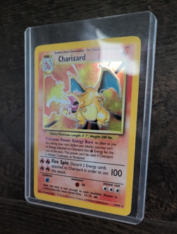 POKEMON TCG - Charizard Base Holo - 04/102 - Light Play, Excellent Condition - Image 2