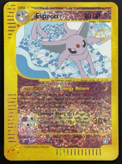 POKEMON~ESPEON~6/12~AQUAPOLIS~BOX TOPPERS~ENG~LP - Image 1