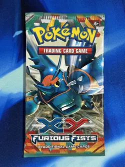 Pokemon 2014 XY Furious Fists Booster Pack Heracross Art TCG Nm Mint - Image 1