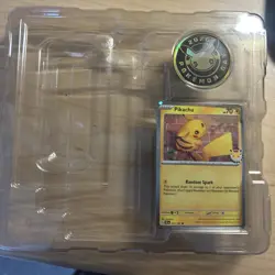 2026 Pikachu 051/162 Pokemon Day 30th Anniversary Stamped Promo TCG Plus Coin - Image 2