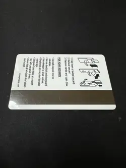 Pokemon 2005 Gen Con Indianapolis Hotel Keycard (Lugia/Ho-Oh) Rare Promo Mint - Image 3
