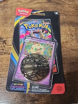 Pokemon TCG Phantasmal Flames Blister Pack Whimsicott Promo - Sealed - Image 2