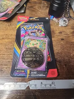Pokemon TCG Phantasmal Flames Blister Pack Whimsicott Promo - Sealed - Image 4