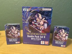 Bandai Namco One Piece Card Game Azure Sea's Seven Set 9 Box DP-09 English - Image 1