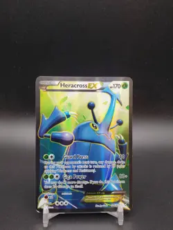 Heracross EX 105/111 Furious Fists Full Art HP/MP Pokemon Card - Image 1