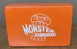 Monster Protectors Magnetic Double Deckbox Orange, Holds 150 Standard TCG Cards - Image 1