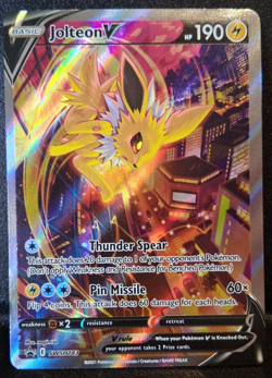 Jolteon V SWSH183 SWSH: Sword & Shield Promo Cards Holo NM Pokemon - Image 1