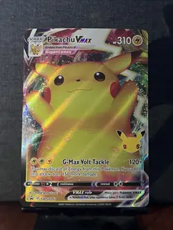 Pikachu VMAX SWSH062 SWSH: Sword & Shield Promo Cards Holo Near Mint - Image 1