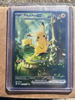 Pokemon Pikachu EX Thunderbolt 200 HP Card 276/217 English Basic TCG - Image 1